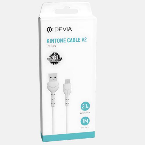 O Cabo Devia Kintone Cable V2 2.1A é um acessório de carregamento projetado para oferecer uma experiência de carga rápida e eficiente para diversos dispositivos eletrônicos. Ele é conhecido por sua construção durável, design elegante e compatibilidade com uma ampla gama de aparelhos.