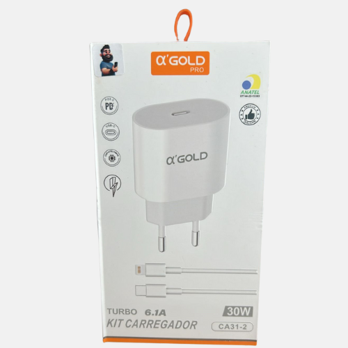 O carregador AI Gold 30W é uma excelente opção para quem busca um carregamento rápido e eficiente para seus dispositivos móveis. Com sua potência de 30W, ele é capaz de recarregar a bateria do seu smartphone ou tablet em um tempo significativamente menor em comparação com carregadores tradicionais.