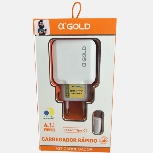 O carregador AI Gold 4.1 Type-C é uma excelente opção para quem busca um carregamento rápido e eficiente para seus dispositivos móveis. Com sua potência de 4.1A e a versatilidade da saída Type-C, ele é capaz de recarregar a bateria do seu smartphone ou tablet de forma rápida e segura.