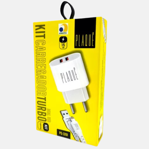 O carregador USB Lightning 15W Plaquê é uma excelente escolha para quem busca um acessório eficiente e seguro para carregar seus dispositivos Apple, como iPhone e iPad. Com sua potência de 15W, ele oferece um carregamento rápido e estável, garantindo que seus aparelhos estejam sempre prontos para uso.