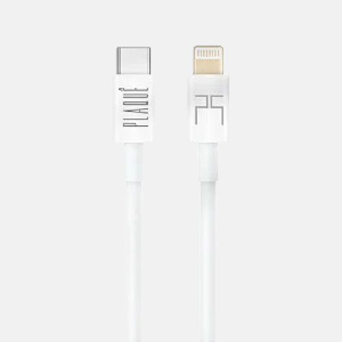 O Cabo USB-C para Lightning Plaquê é um acessório que permite conectar dispositivos com entrada USB-C (como smartphones Android, notebooks e carregadores) a dispositivos Apple com conector Lightning (como iPhones e iPads).
