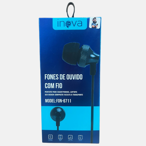 Os fones de ouvido Inova P2 são uma excelente opção para quem busca um áudio de qualidade a um preço acessível. Com um design simples e confortável, esses fones são perfeitos para o dia a dia, seja para ouvir suas músicas favoritas, assistir a vídeos ou realizar chamadas.