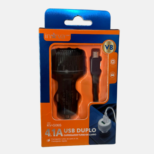 Carregador de Carro Inova KV-G06S