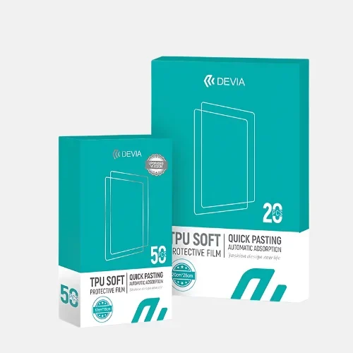 Blindagem feita de TPU SOFT (varias camadas de poliuretano usado em blindagem de carros). Material premium, sensação de toque confortável. Melhor relação custo benefício, como a película é inquebrável aumenta a vida útil do celular e da película.